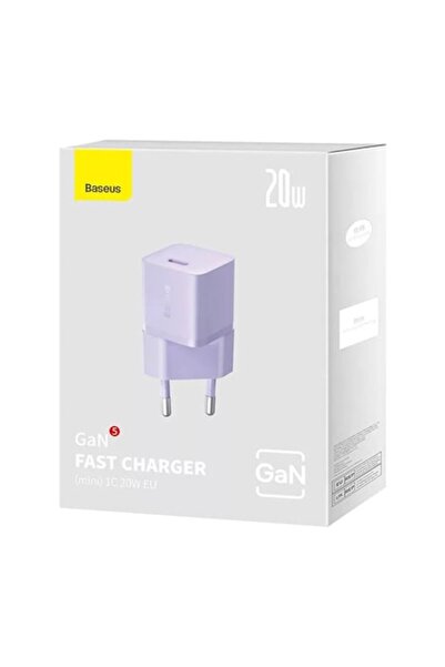 Baseus Încărcător Type-C, încărcare rapidă, GaN, 20W, O11, CCGN050105, violet