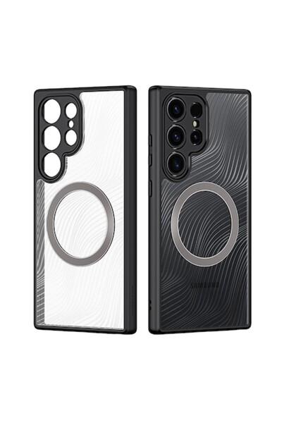 SOFAL Carcasă pentru Samsung Galaxy S24 Ultra, seria Aimo MagSafe, O39, neagră