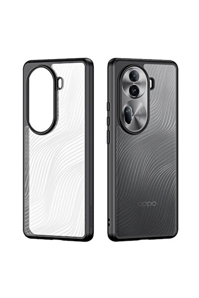 Bibilel Husă de telefon pentru Oppo Reno11 Pro (Q199), Poliuretan, Negru