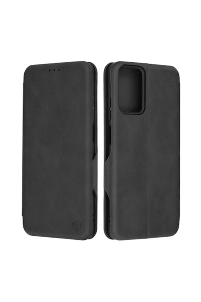 Techsuit Husă pentru Motorola Moto G04 / Moto G24 (Q155), Catifea, Neagră