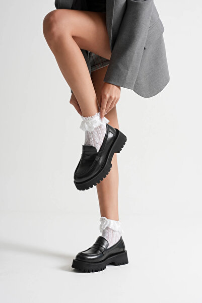 MFT AYAKKABI Дамски ежедневни мокасини в черно