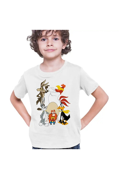 OEM Tricou Copii Baieti Bugs Bunny Coiotul Foghorn Daffy Looney Tunes