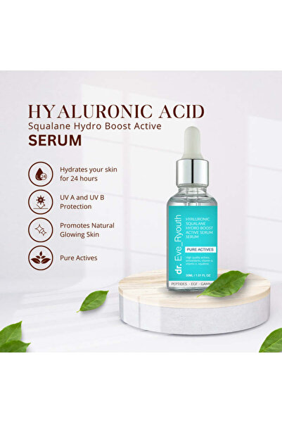 dr.Ever Youth Ser activ cu acid hialuronic și scualan Hydro Boost 30 ml