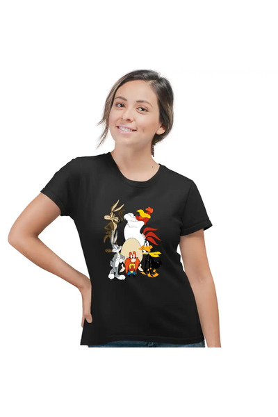OEM Tricou Femei Bugs Bunny Coiotul Foghorn Daffy Looney Tunes