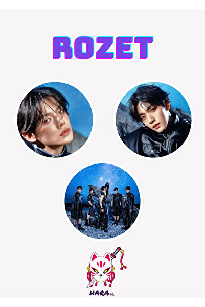 Hara Company TXT Kpop Star Chapter Together Albüm Rozet 3’lü Rozet v2