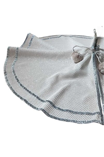 MODA NUR Christmas Tree Skirt, Pine Tree Foot Carpet Cover, White Color, 75 cm