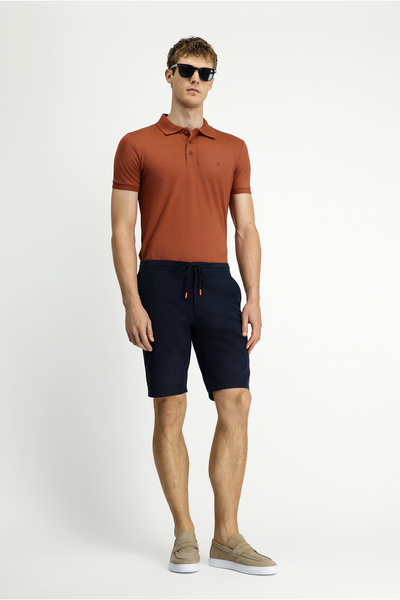 Kiğılı Шорти-бермуди з регулярним кроєм, еластичним поясом і шнурком, з бавовняної тканини