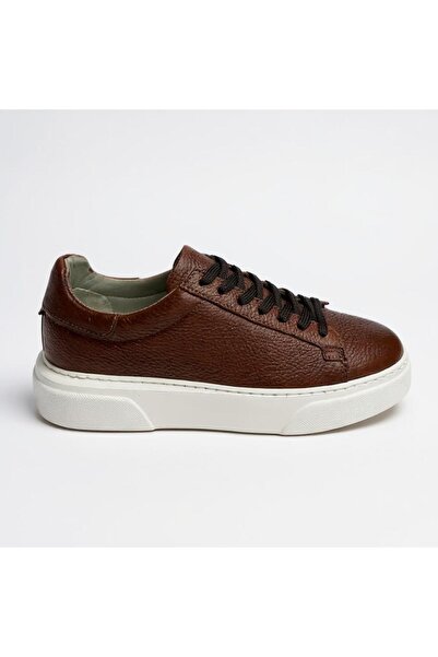 DOSA SHOES Men's Leather Sneaker Shoes Black-Brown