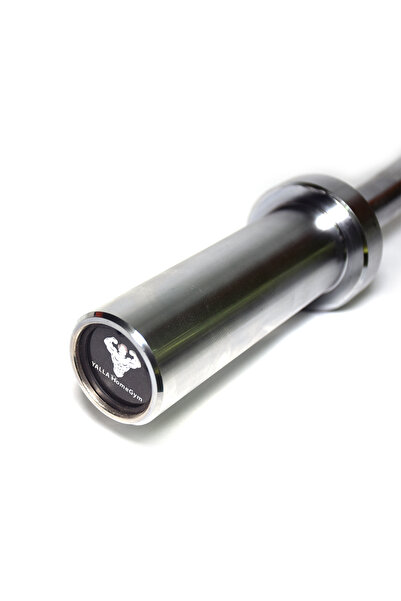 YALLA HomeGym Olympic Curl Bar (1.2M/12KG), Chrome EZ Bar for Weightlifting