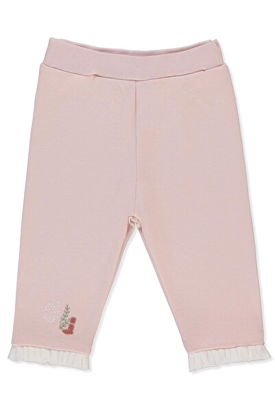 Bebetto بنطلون إنترلوك بدون جيوب (تيني فلوريست) وردي