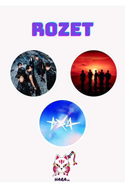 Hara Company TXT Kpop Star Chapter Together Albüm Rozet 3’lü Rozet