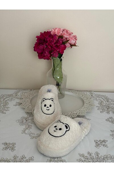 FivemodaSpor Papuci de casă cu blană de pluș pentru femei