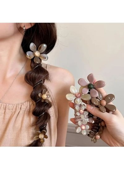 Zarif Seçkiler Flower Patterned Hair Clip