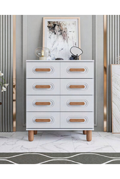 miracool Otto 4 Çekmeceli Şifonyer / %100 MDF / Antrasit