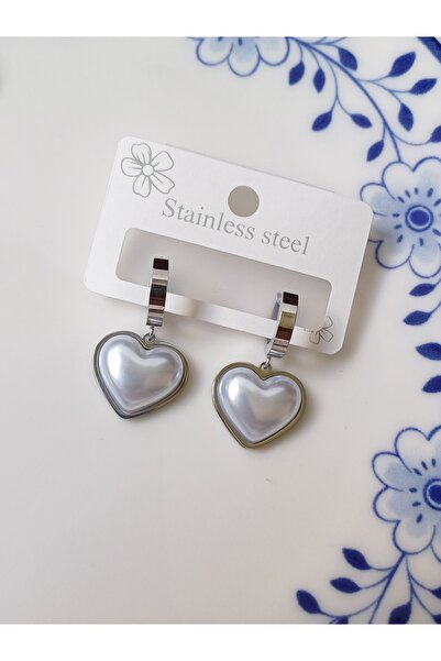 staınless steel أقراط قلب من الفولاذ