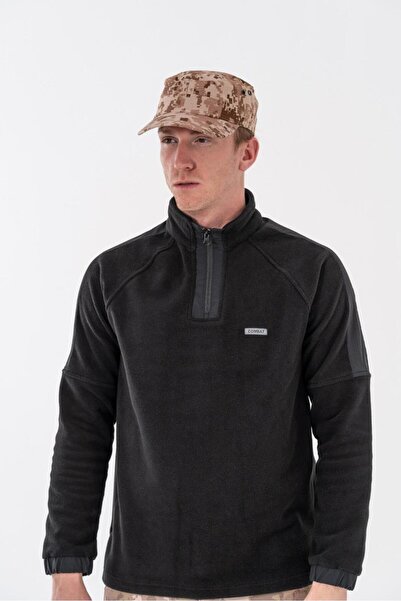 Wolff تي شيرت كاجوال بأكمام طويلة وياقة دائرية مطبوعة بنمط قتالي تكتيكي - 910