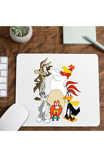 OEM Mousepad Bugs Bunny Coiotul Foghorn Daffy Looney Tunes