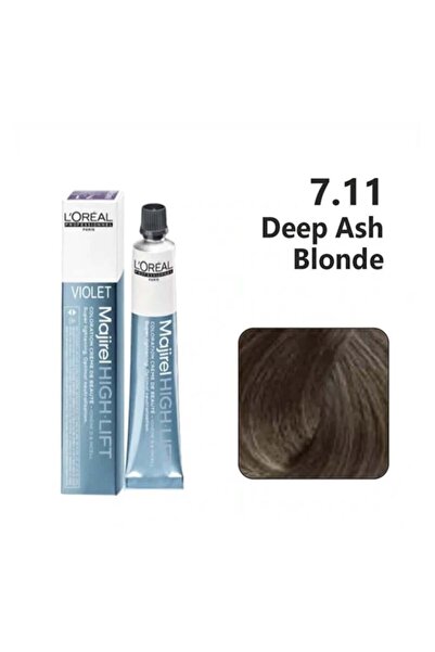 L'oreal Majirel Cream Hair Color Deep Ash Blonde COOL COVER 7.11