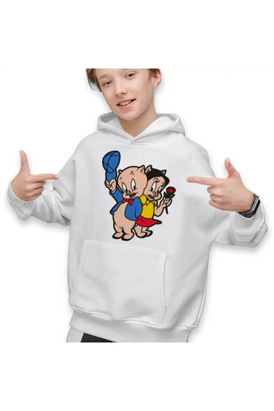 OEM Hanorac Copii Baieti Porky Petunia Looney Tunes