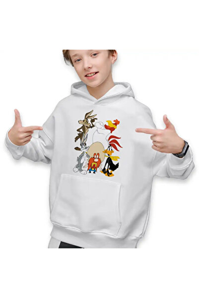 OEM Hanorac Copii Baieti Bugs Bunny Coiotul Foghorn Daffy Looney Tunes