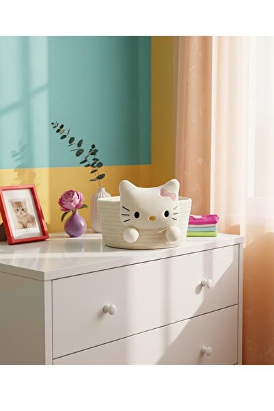 Kitchen Beauty Çok Amaçlı Hasır Sepet, Banyo Sepeti, Dekor Sepet, Havlu Sepeti