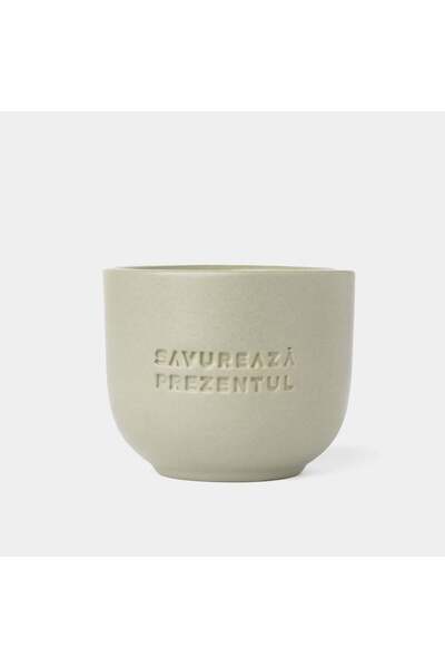 I WOOD BE Ceașcă de porțelan - Savurează prezentul