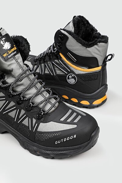 GÜLERSHOES Garantili Orijinal Su Geçirmez Kaymaz Outdoor Fermuarlı Bağcıklı Genç Çocuk Bot 36-37-38-39 Numara