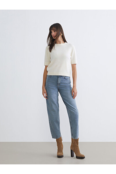 LC Waikiki Indigo Barrel Fit Women's Jeans