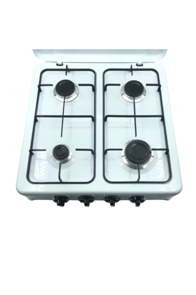macest 4-Burner Gas Stove MC-57010 - White