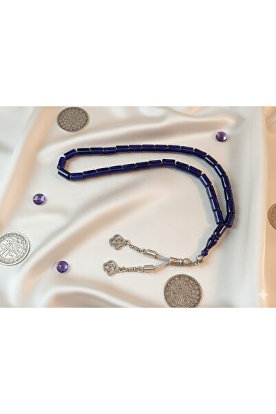 Anemore Collection Τσόκερ Χάντρες Προσευχής Φωτεινό Κεχριμπάρι – Μπλε ναυτικό...