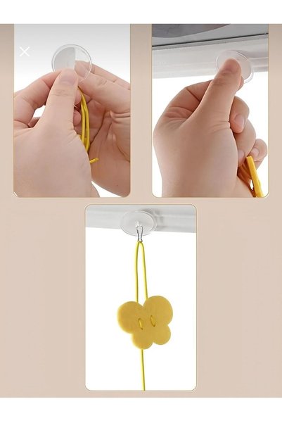 A.C.E.K PLASTİK Cat Fishing Rod Sticky Suction Cup Cat Toy