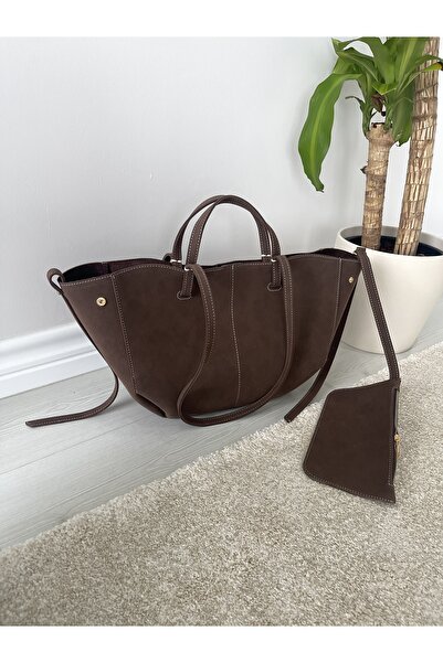 nura Сует коричнева жіноча сумка через плече