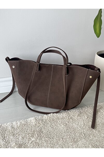 nura Сует коричнева жіноча сумка через плече