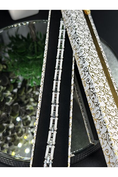 NikaŞ جودة لا تُضاهى! سوار رجالي أصلي من الفولاذ المقاوم للصدأ 316L مضاد للحس...