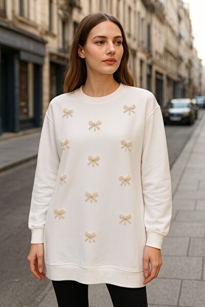 PEKA taş işlemeli tesettür tunik