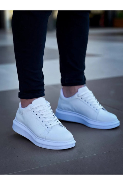 GökTR Kb-X500 Kuback Lace-Up White Casual Men's Shoes