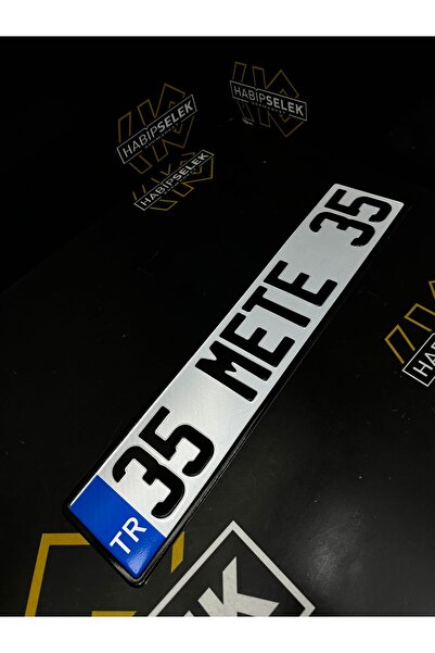 Habipselek AppMarket Araç Standart Baskı Plaka ( 1 adet ) dekor plaka