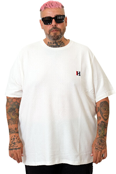 ModeXL Ανδρικό μπλουζάκι μεγάλου μεγέθους Mode XL Honeycomb U20038