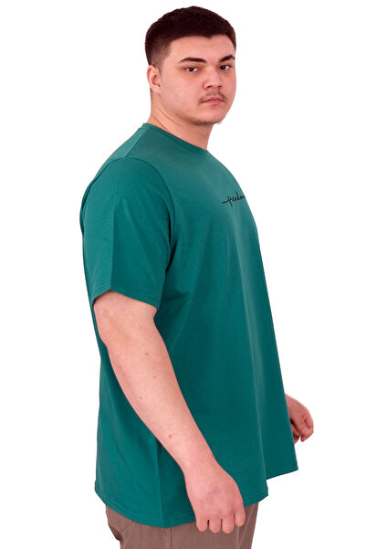 ModeXL Ανδρικό μπλουζάκι μεγάλου μεγέθους Mode XL με λαιμόκοψη FREEDOM U25033 Nefti