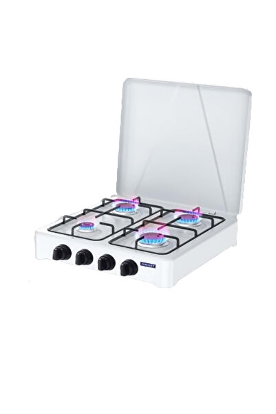 macest 4-Burner Gas Stove MC-57010 - White
