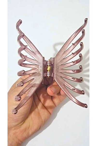 cityvision Glittery Octopus Model Dusty Rose Color Hair Clip 12 cm Large Size