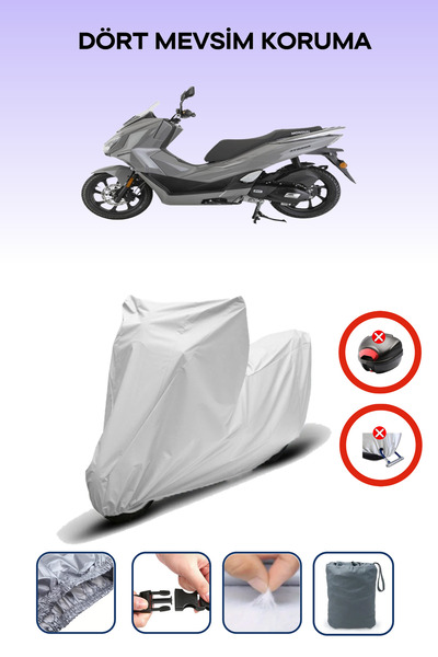 Breen Gri Mondial 125 Strada Uyumlu Motor Brandası, Koruma Örtüsü