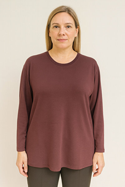 Mutlu Ertan بلوزة ريبانالي بياقة دائرية