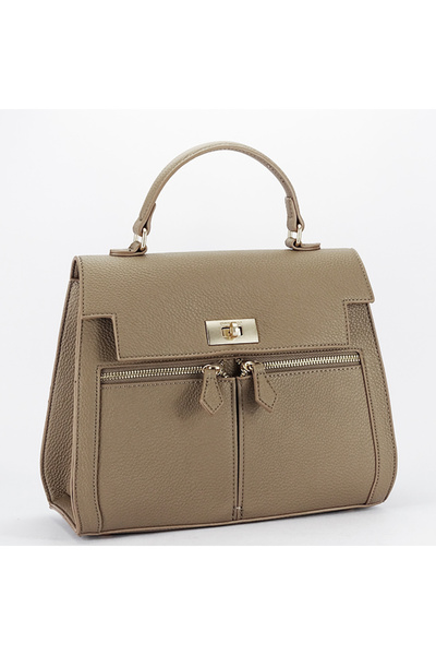 Diana&Co Μεσαίου μεγέθους καφέ, μπεζ τσάντα DHJ823-2 17