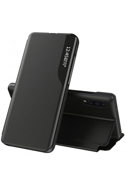 OEM Husa pentru Samsung Galaxy A05s A057, OEM, Leather View, Neagra