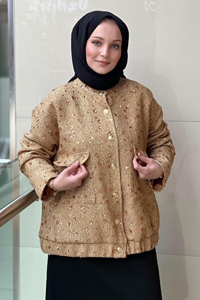 Ghisa Sequined Tweed Jacket