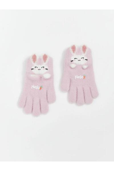 LC Waikiki Mănuși pentru fete cu figurină de iepure (W5)