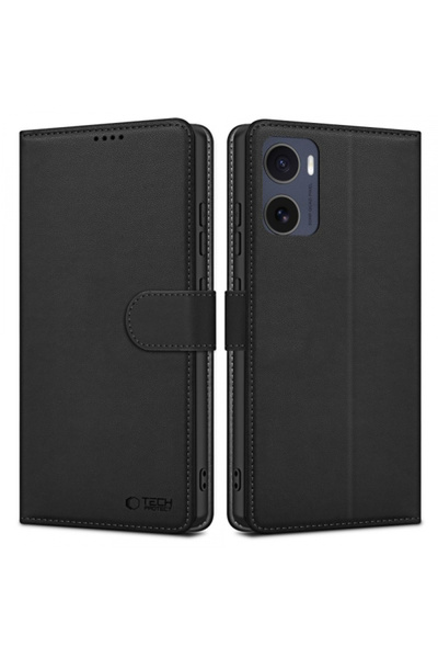 Tech-Protect Husa pentru Motorola Moto E15 / G05, Tech-Protect, Wallet, Neagra