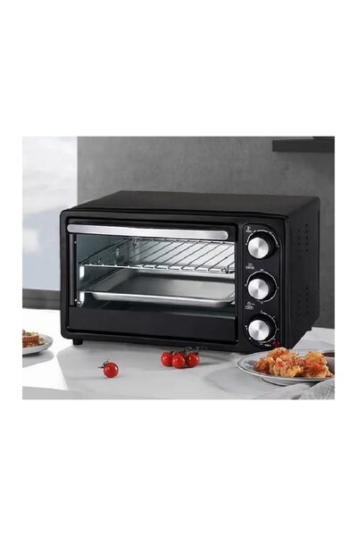 Rovitech Electric Oven, 25L, 1500W, Black, 42x30x30 cm