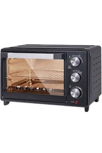 Rovitech Electric oven 25 L, 1500W, 3 functions, timer with alarm, tray & grill, transparent door